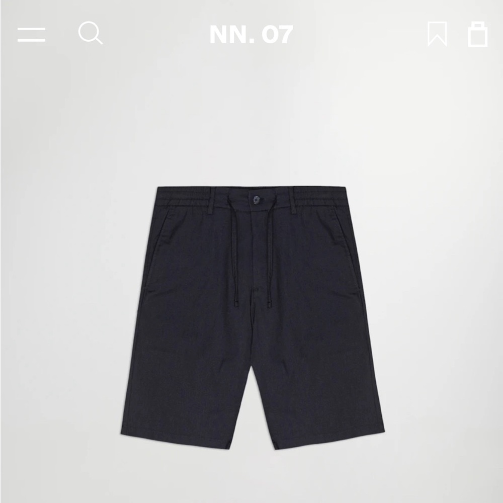 NN.07 no nationality organic sebastian shorts sz 33